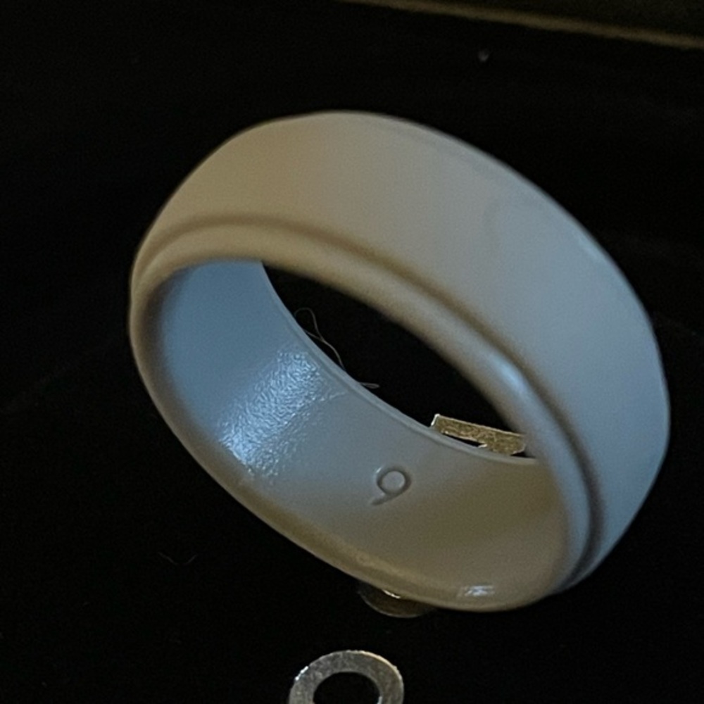 NEW Men’s Light Grey Lightweight Silicone Universal Ring (Size 9)